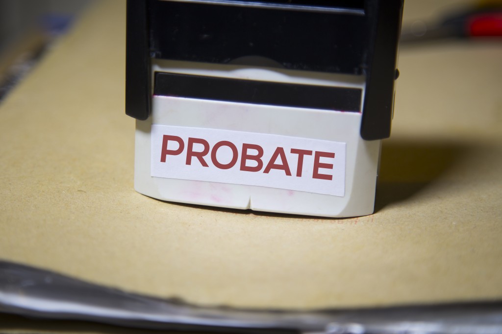 stamp with probate word
